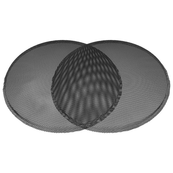 Unique Bargains 2 Pcs Universal 9 Inch Speaker Grills Mesh for Audio Subwoofer 235x245x12mm Grille without Frame Black