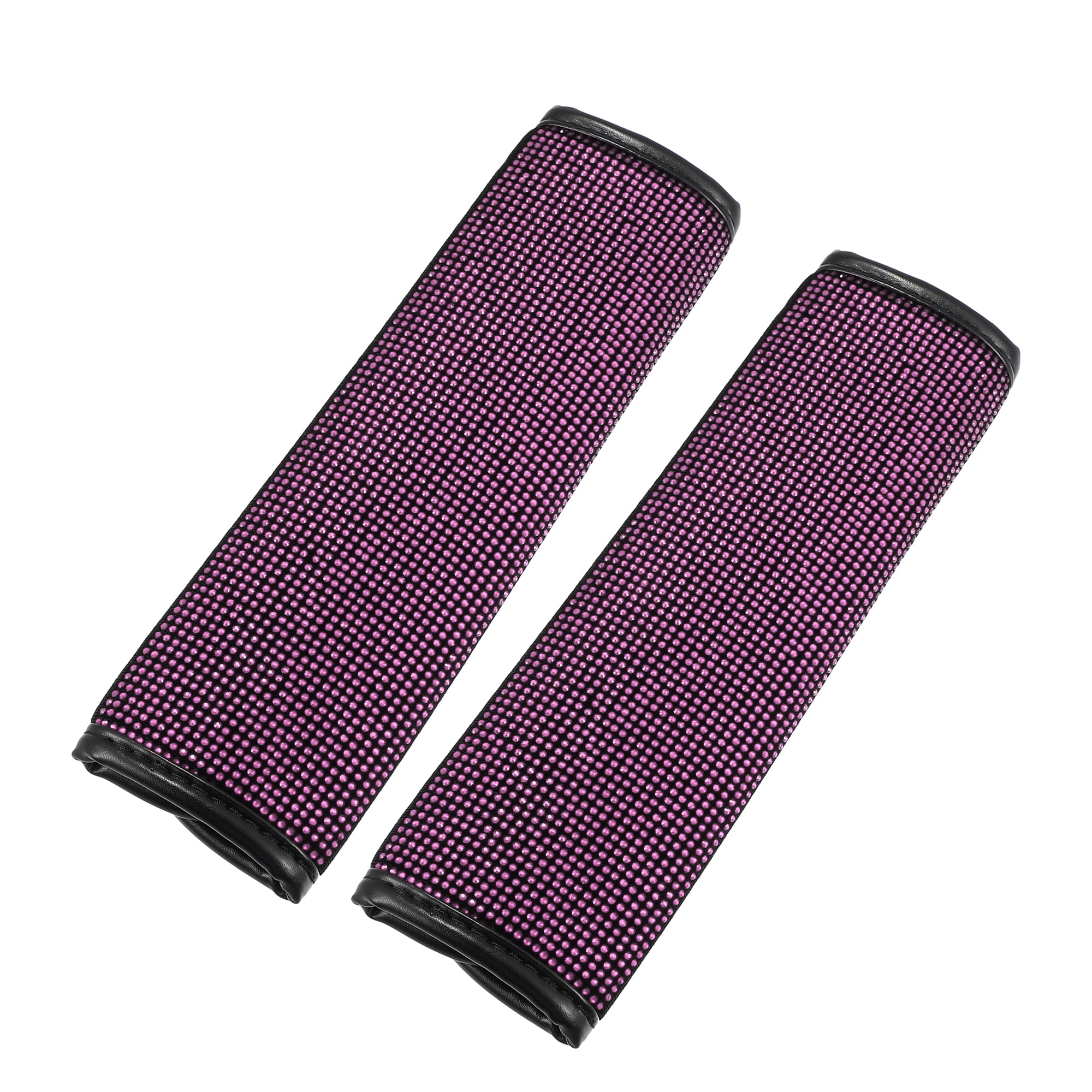 Unique Bargains 2 Pcs Car Seat Belt Protector Pads Pink