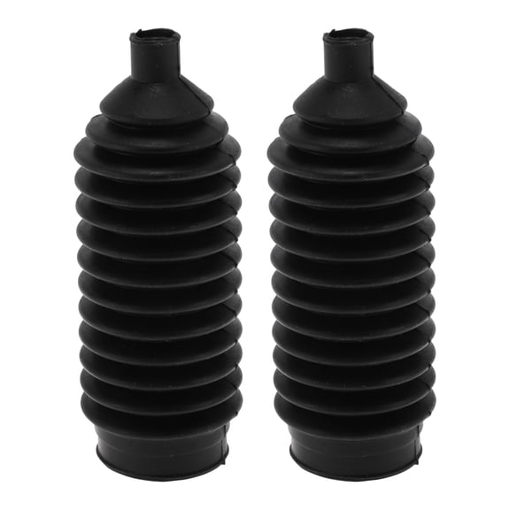 Unique Bargains 2 Pcs Universal Rubber Rack And Pinion Steering Boot Pinion Boot Gaiter Kit Black