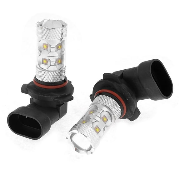 Unique Bargains 2 Pcs Vehicle Car 9005 White 10 Fog Light Driving Lamp DC 12V 50W