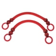 thumbnail image 1 of Unique Bargains 2 Pcs Wooden Beaded Bag Handles Woven Purse Handle Replacement Red, 1 of 5