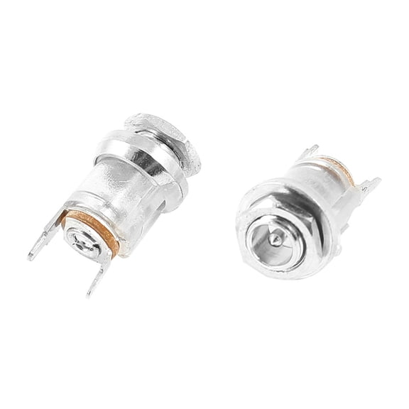 Unique Bargains 2 Pcs x PCB Mount 3.5mmx1.3mm Female DC Power Jack Socket Connector for Laptop