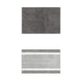 thumbnail image 1 of Unique Bargains 2 Pcs Room Rug Mat Plush Shaggy Carpet Grey 16" x 24", 1 of 6
