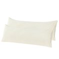 thumbnail image 1 of Unique Bargains 2-Piece Microfiber Body Pillow Covers, 20" x 60", Beige, 1 of 8