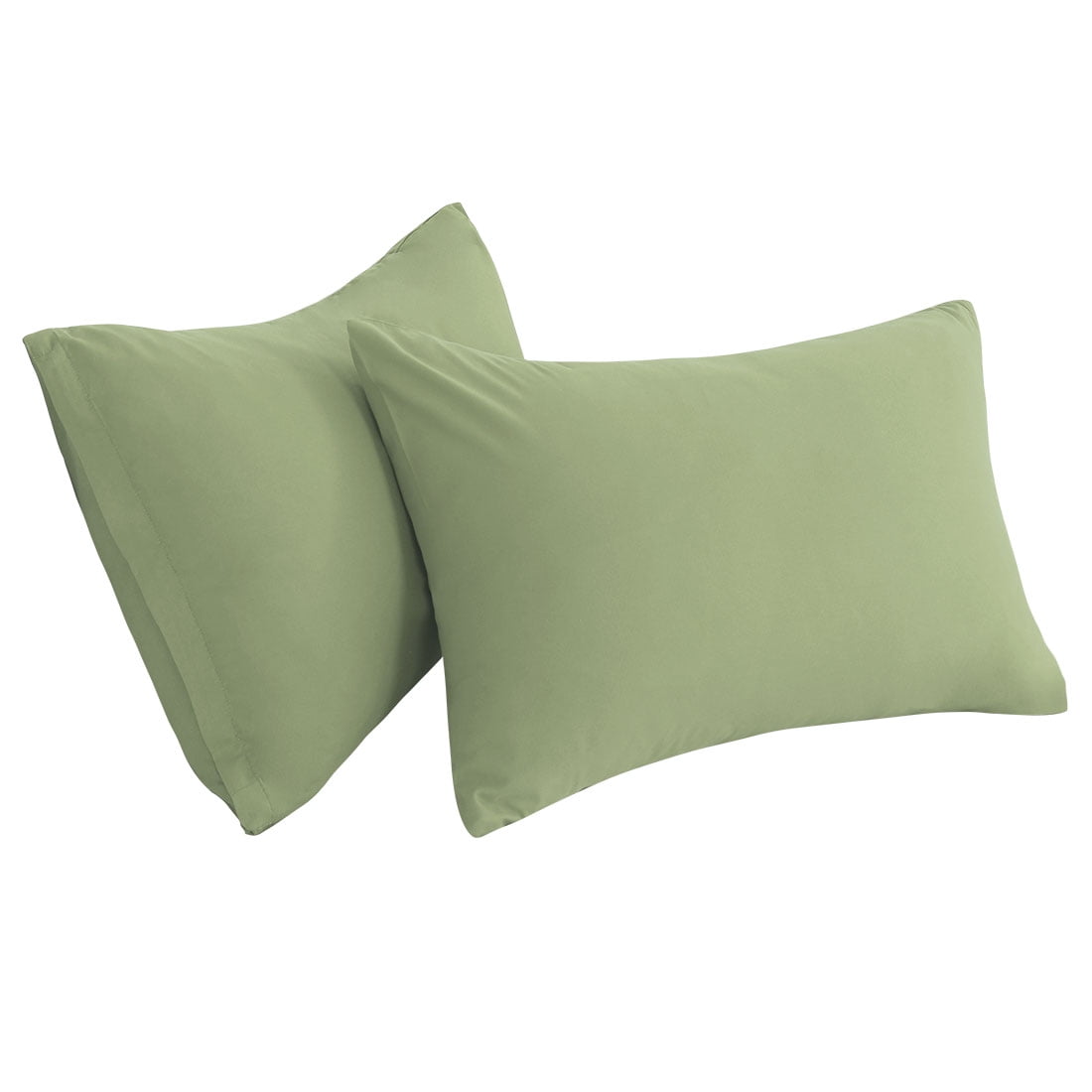 Unique Bargains 2-Piece Soft Microfiber Pillowcases, King, Sage