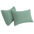 thumbnail image 1 of Unique Bargains 2-Piece Soft Microfiber Pillowcases, King, Spa Blue, 1 of 8