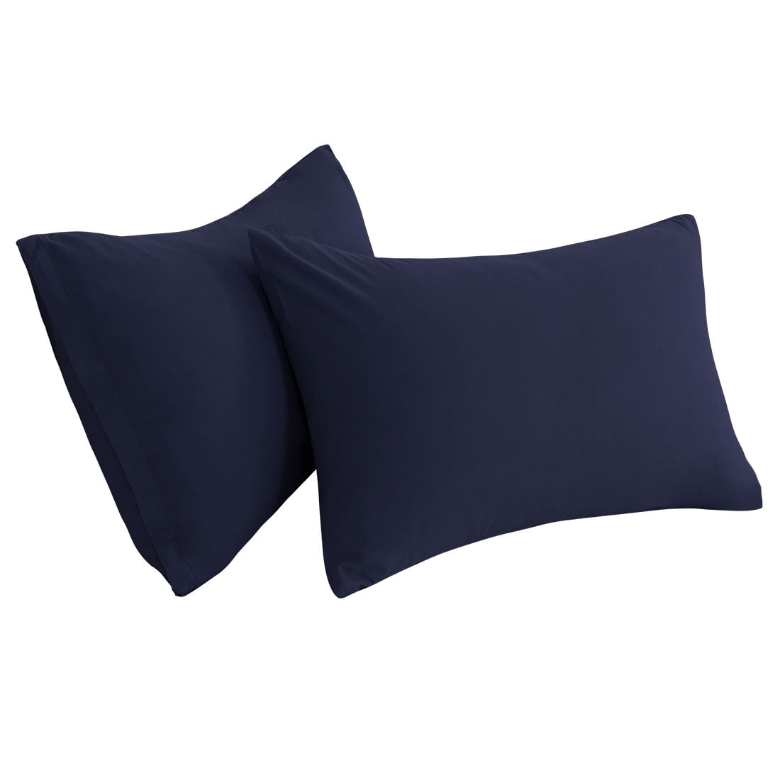 Unique Bargains 2-Piece Soft Microfiber Pillowcases, Travel, Navy Blue