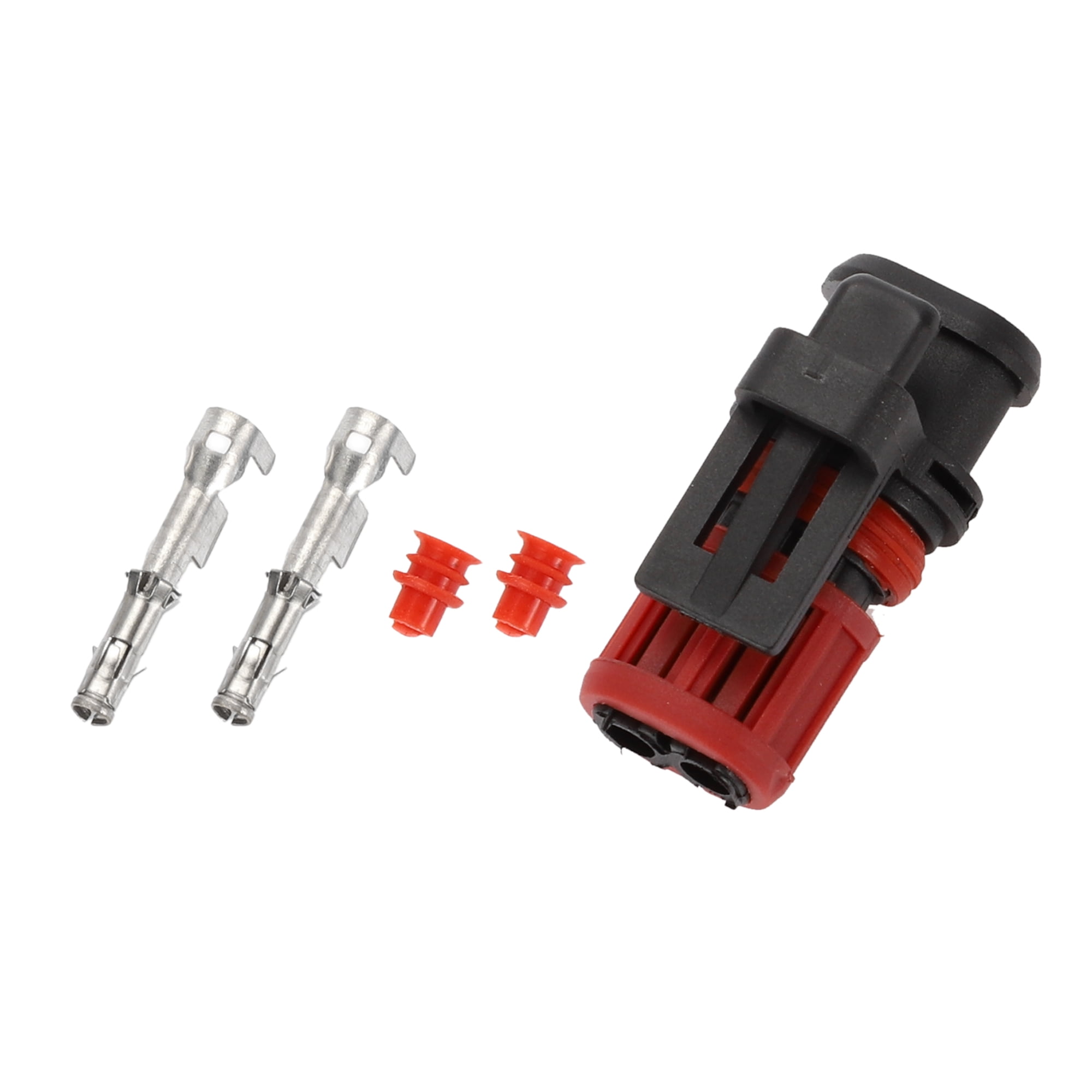Fuel Injection Connector Unique Bargains 2 Pin Diesel Fuel Injection Connector Plug Female Wire ...