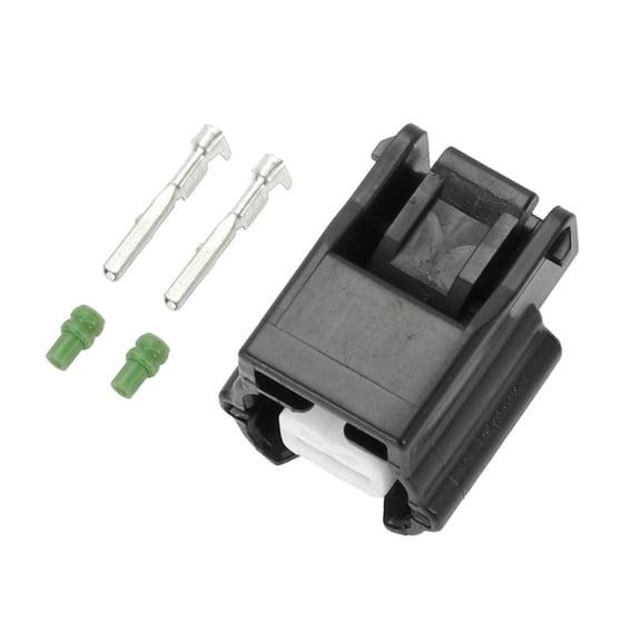Unique Bargains 2 Pin Headlight ABS Sensor Connector Plug Waterproof Female Wire Terminal Connector for Honda 1 Set