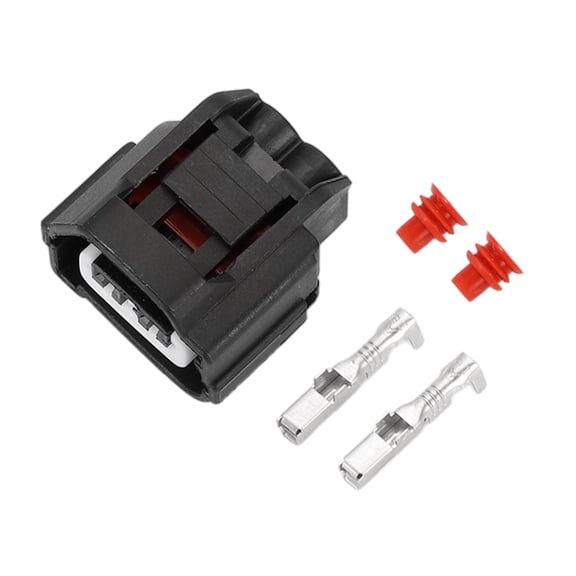 Unique Bargains 2 Pin Temperature Sensor Connector Plug Waterproof Female Wire Terminal Connector for Toyota 1 Set