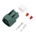 thumbnail image 1 of Unique Bargains 2 Pin Water Temperature Sensor Connector Plug Female Wire Terminal Connector for Nissan 1 Set Green, 1 of 6