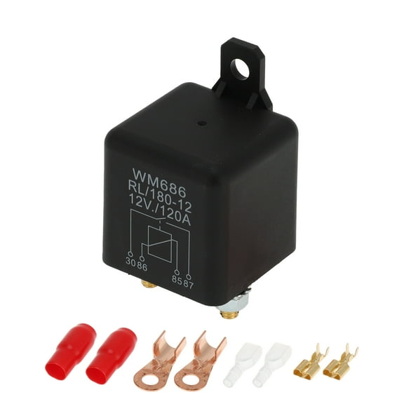 Unique Bargains 2 Pins 12V 120A Auto Relay Multi Purpose Waterproof Car Relay 1 Set Continuous Relay