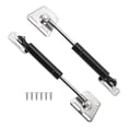 thumbnail image 1 of Unique Bargains 2 Set 13Ib/60N/6kg 6" Lift Support Struts Black for Kitchen Cabinet Door, 1 of 7