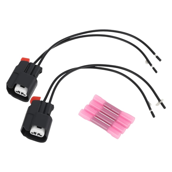 Unique Bargains 2 Set 2 Pin ABS Sensor Connector Plug for Dodge Caliber 2011 for Dodge Challenger 2012-2021 Female Adapter Terminal Housing Plug Connector No.19352068