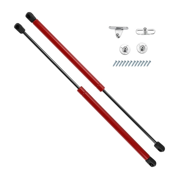 Unique Bargains 2 Set 20lbs 20inch/510mm Lift Supports Struts Red for Car Truck RV Boat