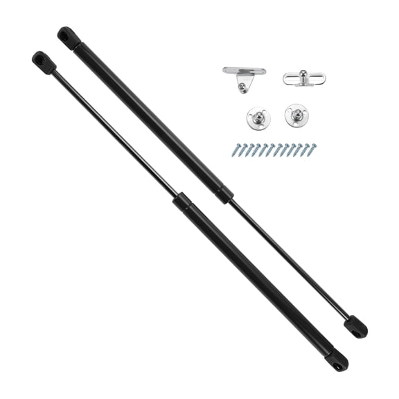 Unique Bargains 2 Set 30lbs 20inch/510mm Lift Supports Struts Black for Car Truck RV Boat