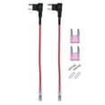thumbnail image 1 of Unique Bargains 2 Set 32V Unversial Mini Fuse Adapter Tap Fuse Kit with 3A Blade Style Fuses for Cars Boats, 1 of 6