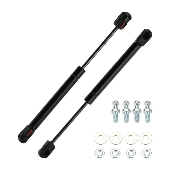 Unique Bargains 2 Set 40lb/180N/18kg 10inch/254mm Gas Struts Black for Car Truck RV Boat
