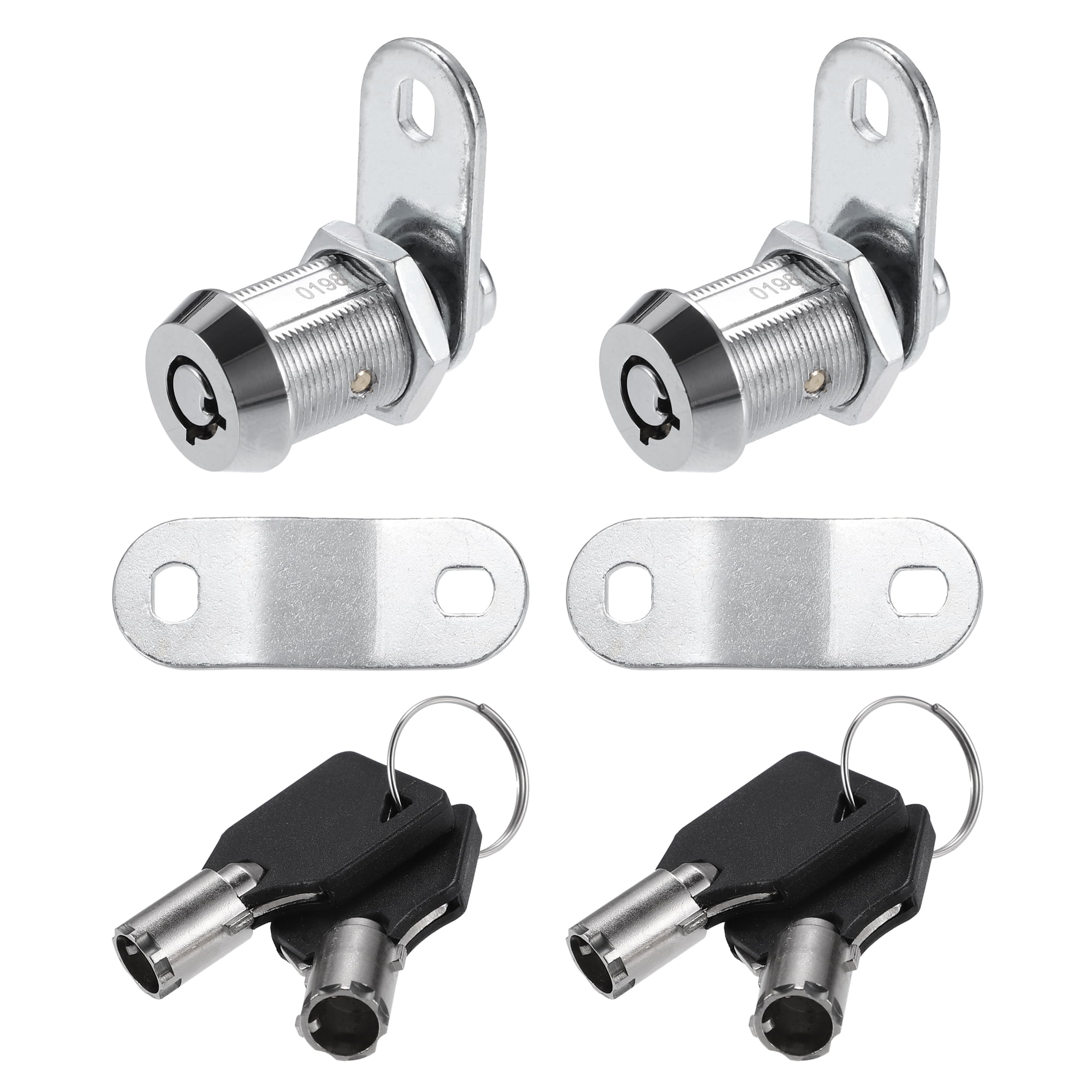 Unique Bargains 2 Set Cam Lock RV Storage Locks Keyed Alike 7/8
