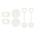 thumbnail image 1 of Unique Bargains 2 Set Dust-Proof 40oz Straw Cover Clear Silicone, 1 of 5
