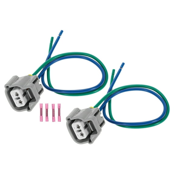 Unique Bargains 2 Set Turn Signal Light Socket Wiring for Toyota 4Runner 1996-2022 No.90980-11019 Lamp Bulb Pigtail Connector Harness 4 Pcs Heat Shrink Terminal