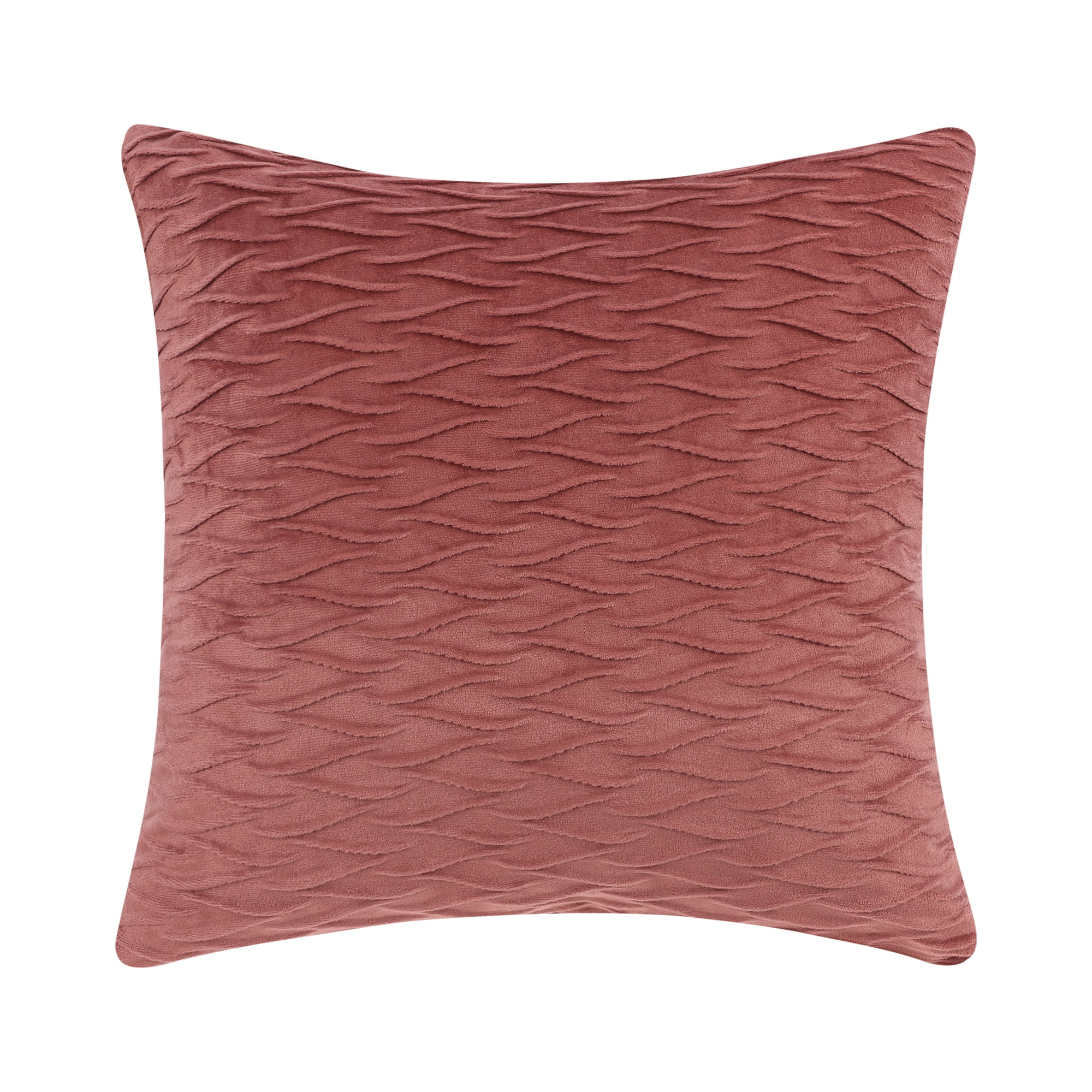 Unique Bargains Short Plush Solid Living Room Decorative Pillow Covers 2 Count Dark Brown 18 x 18 Walmart