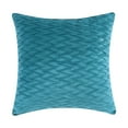 Unique Bargains 2 Solid Striped Square Decorative Throw Pillow Covers