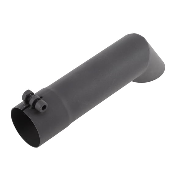 Unique Bargains 2 Turn Down Exhaust Tip T201 Stainless Steel Sandblasting Mandrel Bend Elbow Tube 9.1 2 Black