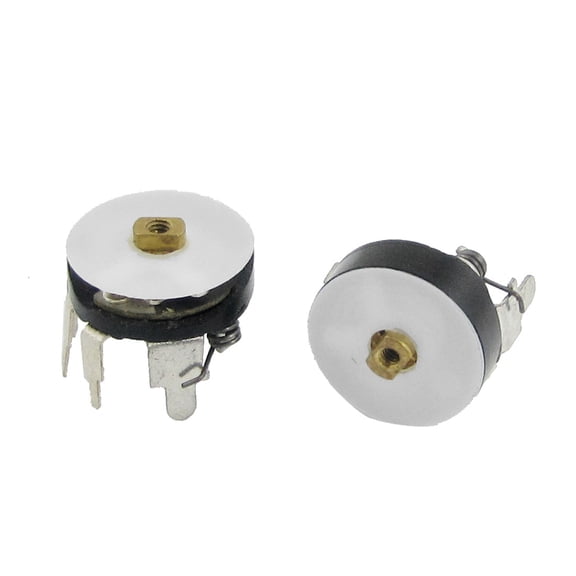 Unique Bargains 2 x 12.5mm 0.49" Diameter 0.1W 10K ohm Carbon Film Potentiometer with Switch