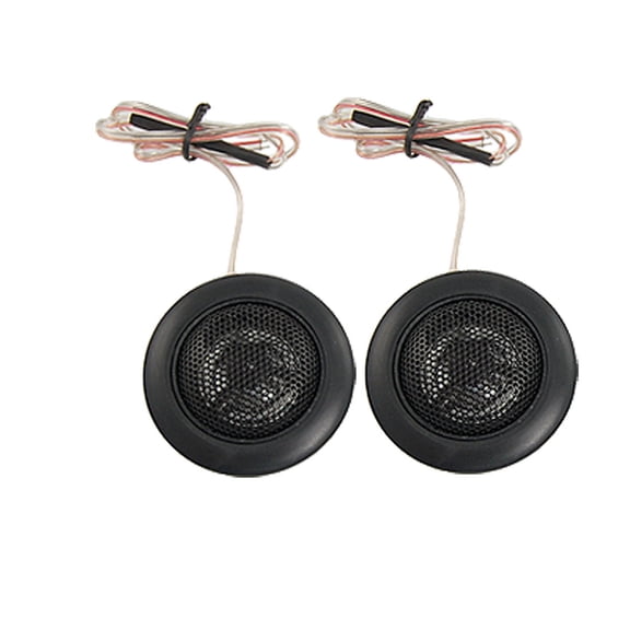 Unique Bargains 2 x 120W Black Dome Tweeters Car Audio Speaker 4 Ohm