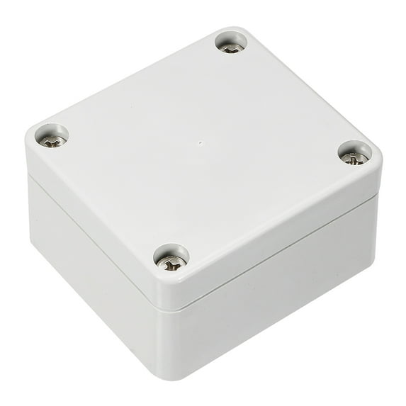 Unique Bargains 2 x Waterproof Plastic Project Enclosure Case DIY Junction Box 63mmx57mmx35mm
