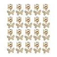 thumbnail image 1 of Unique Bargains 20 Hair Cuffs Dreadlock Hollow Butterfly Dreadlock Hair Clips Gold Tone, 1 of 5