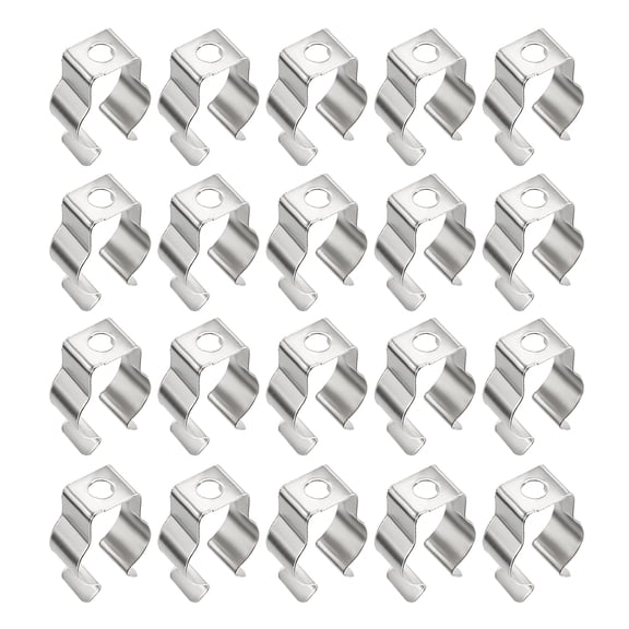 Unique Bargains 20 Packs T5 Fluorescent Tube Lamp Bracket Clips Socket Lampholder