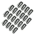 thumbnail image 1 of Unique Bargains 20 Pcs 10-Teeth Snap Wig Hair Clips for Hair Extension Black, 1 of 5