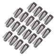 thumbnail image 1 of Unique Bargains 20 Pcs 10-Teeth Snap Wig Hair Clips for Hair Extension Deep Brown, 1 of 5