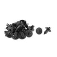 thumbnail image 1 of Unique Bargains 20 Pcs 18mm x 8mm Black Plastic Rivet Engine Lining Trim Panel Retainer Clips, 1 of 1