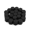 thumbnail image 1 of 20 Pcs 19mm Black Silicone Car Vehicle Wheel Tyre Hub Screw Bolt Nut Cap Covers, 1 of 2
