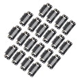 thumbnail image 1 of Unique Bargains 20 Pcs 9-Teeth Snap Wig Hair Clips for Hair Extension Black, 1 of 5