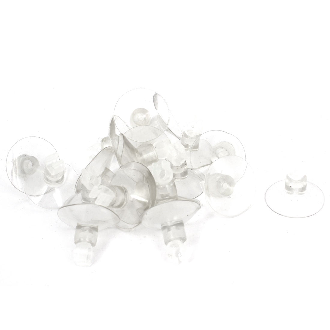 Unique Bargains 20 Pcs Aquarium Sucker Suction Cup Holder Clips for 5mm