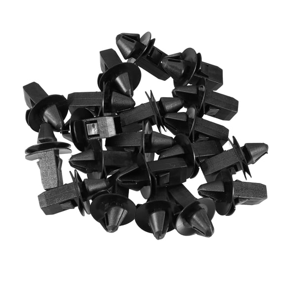 Unique Bargains 20 Pcs Automotive Clips Compatible for Ram 5500 2013-2018 Durable Plastic Black