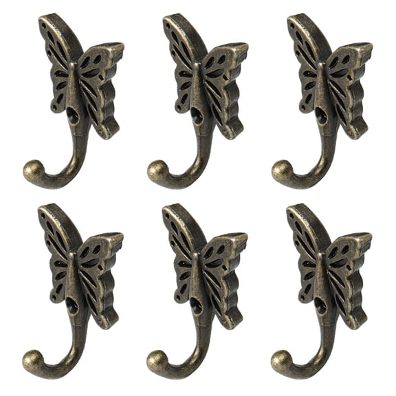 Unique Bargains 20 Pcs Cup Ceiling Hooks Screw Hanger Indoor Outdoor Bronze Tone
