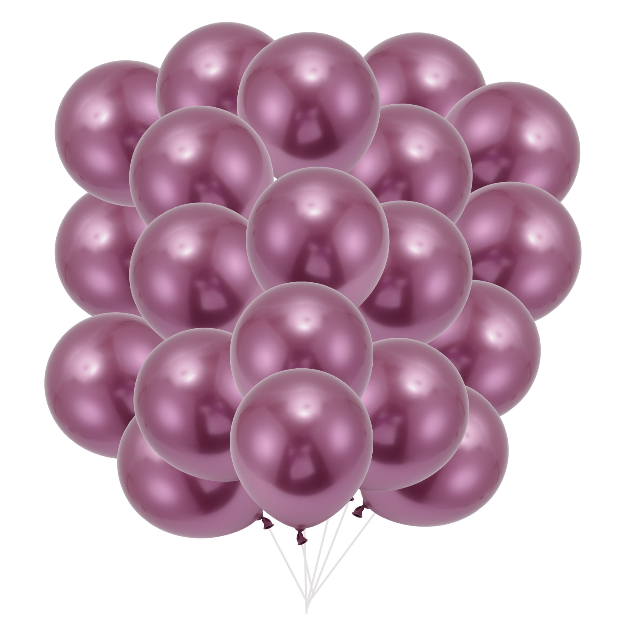 Unique Bargains 20Pcs Latex Party Wedding Graduation Anniversary Balloons Red