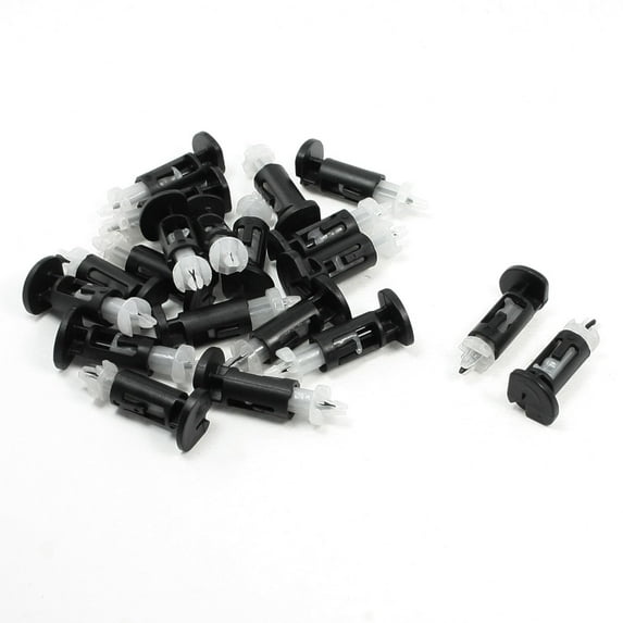 Unique Bargains 20 Pcs Plastic Mounting Clip for 4 Way CPU Coolers