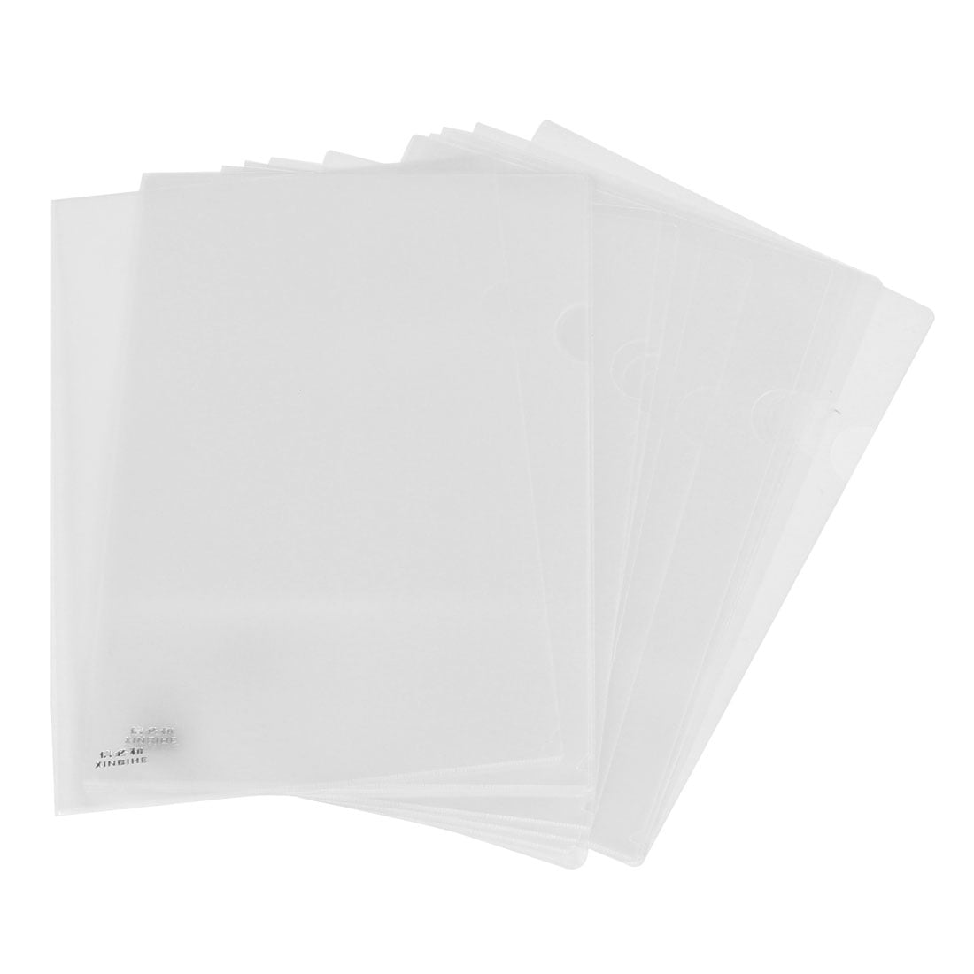 Unique Bargains 20 Pcs Reuseable Clear File Folder Holder for A4 Paper Document