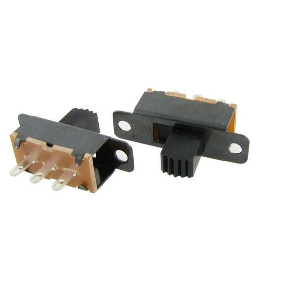 Unique Bargains 20 Pcs SS12F32-G7 2 Position ON/ON 1P2T SPDT Panel Mount Slide Switch Solder Lug