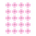 thumbnail image 1 of Unique Bargains 20 Pcs Small Flower Hair Clips Mini Flower Hair Clips for Girls Rhinestone Mini Flower Hairpin Pink, 1 of 7