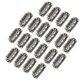 thumbnail image 1 of Unique Bargains 20 Pcs U Shape Snap Hair Extension Clips for Hair Extension Deep Brown, 1 of 5