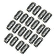 thumbnail image 1 of Unique Bargains 20 Pcs U Shape Snap Wig Clips for Hair Extension Black, 1 of 5