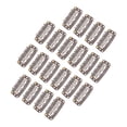 thumbnail image 1 of Unique Bargains 20 Pcs U Shape Snap Wig Clips for Hair Extension Brown, 1 of 5