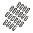 thumbnail image 1 of Unique Bargains 20 Pcs U Shape Snap Wig Clips for Hair Extension Deep Brown, 1 of 5